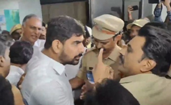 BRS MLA booked for threatening police officer