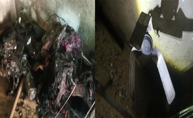 Andhra man killed as battery of e-scooter explodes