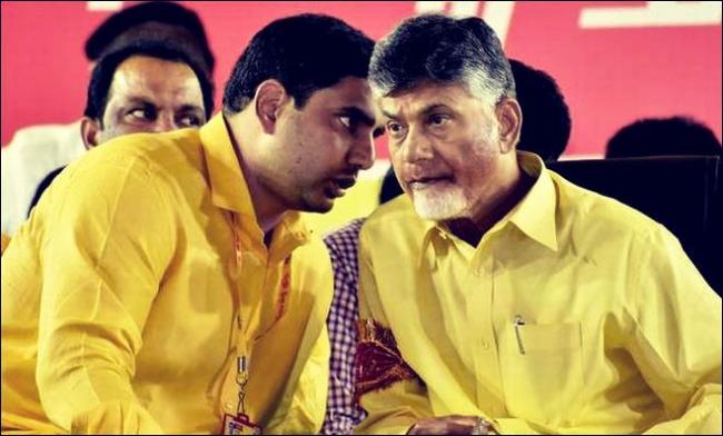 Lokesh hinting that Naidu should step down?