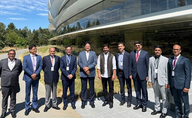 T'gana delegation visits Apple's California headquarters, expects positive outcome