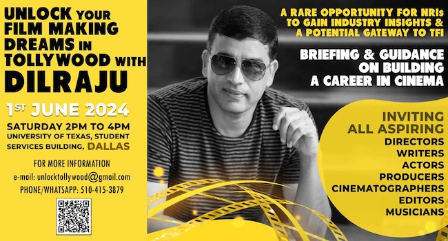 Cinema Aspirants Meetup with Dil Raju in USA