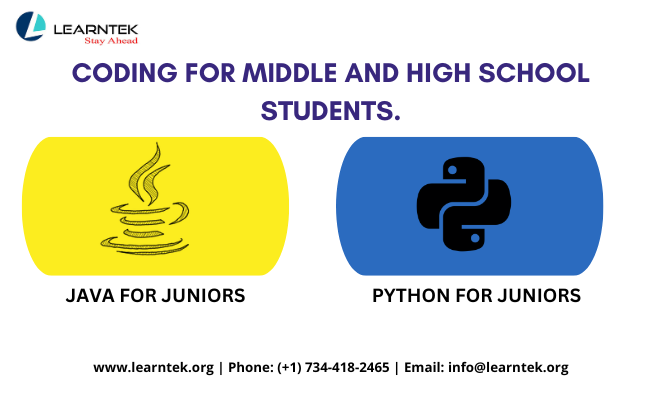 PYTHON - JAVA Courses for High School Students