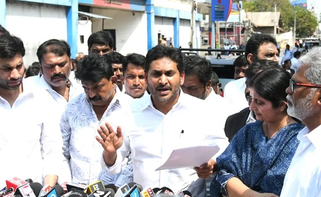 Jagan opens oral red book, threatens to strip cops