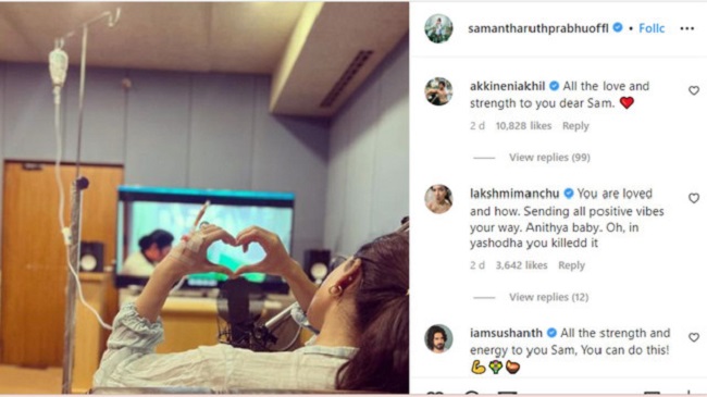 Samantha Akkineni has 12 million Instagram followers