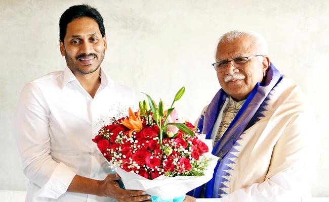 Khattar brought any message to Jagan?