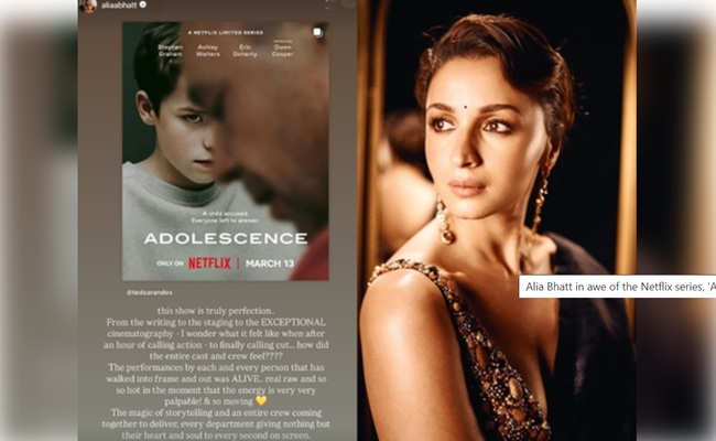 Alia Bhatt in awe of the Netflix series, 'Adolescence'