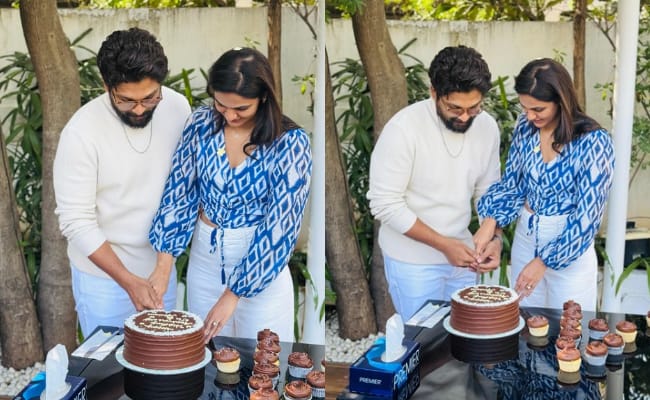 Allu Arjun and Sneha Celebrate in a Low-Key Way