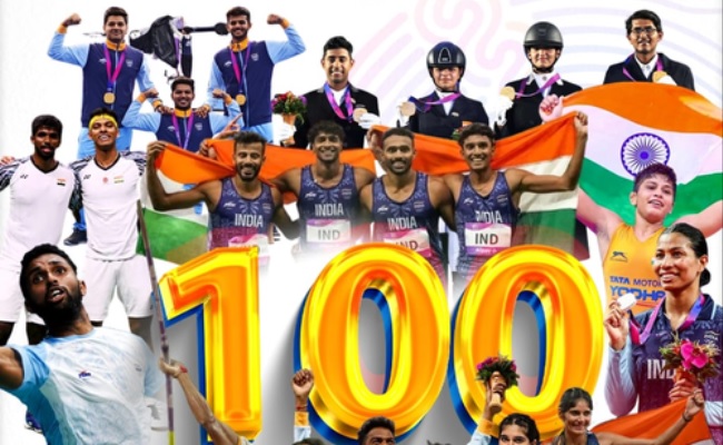 Asian Games: India crosses historic 100-medal mark