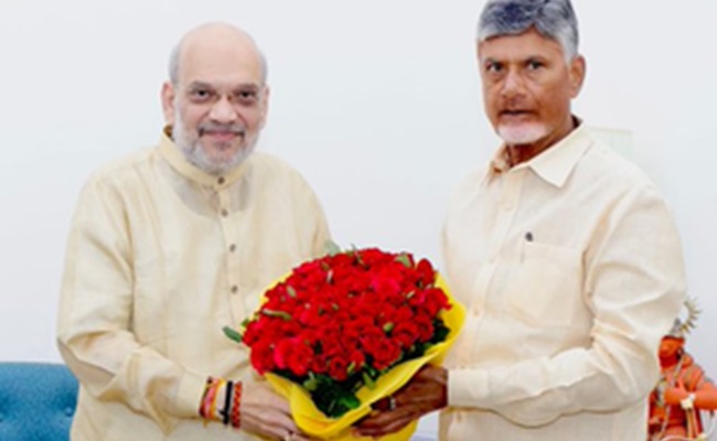 Naidu defends Amit Shah, Jagan silent!