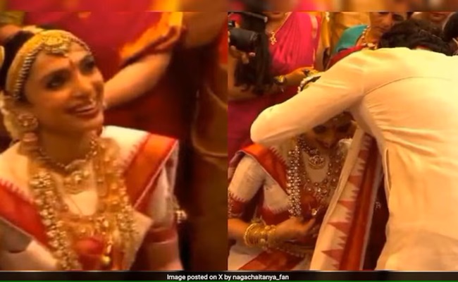 Sobhita in tears as Chaitanya ties the Mangalsutra