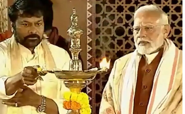 Why is Modi pampering Chiranjeevi so much?