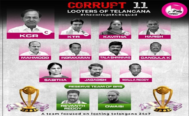 Viral: 'The Corrupt 11' of Telangana Government