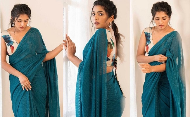 Pics: Telugu Beauty's Sensuous Look in Saree