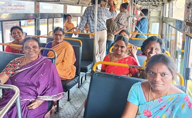 Creative Use of Free Bus Travel in Telangana
