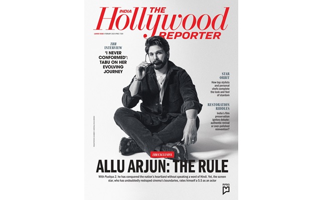 Allu Arjun's Cover Feature on Hollywood Reporter