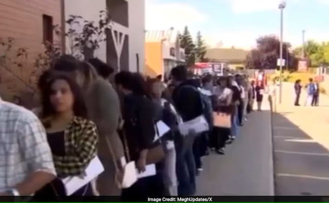 Thousands Of Indian Students In Canada Queue For Waiter Jobs