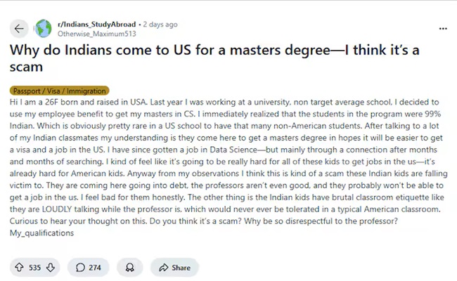 Is Pursuing a Master's in the US a Scam for Indian Students?