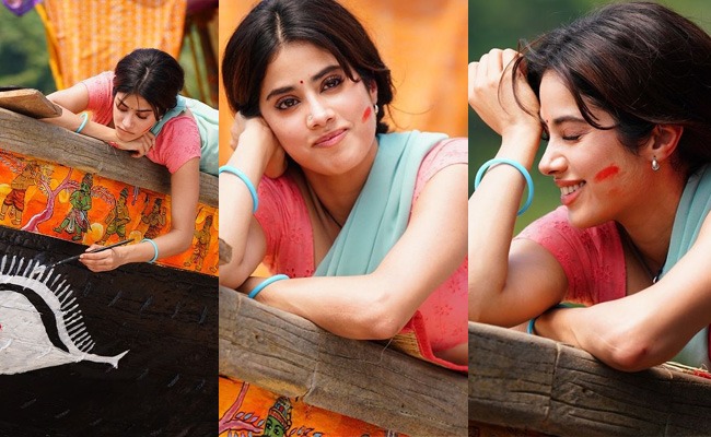 pHOTo Gallery: Janhvi's Look as a Village Dame