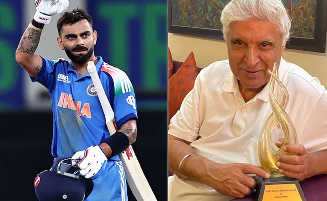 Javed Akhtar Applauds Kohli Amid Trolls