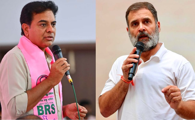 KTR taunts Rahul Gandhi over 'unkept' promises