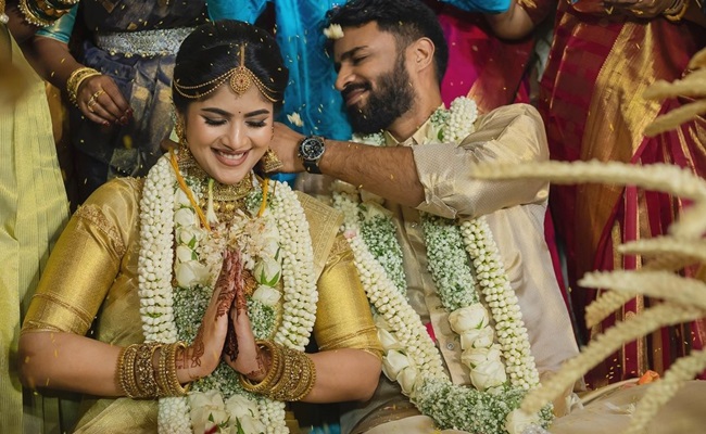 Megha Akash Shares Her Wedding Pictures