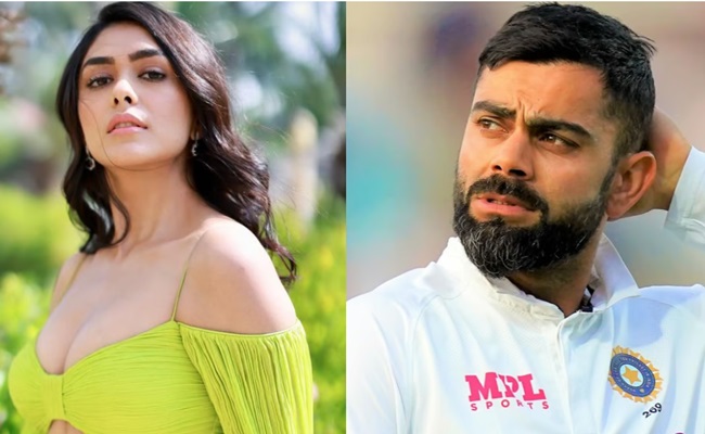 Mrunal reacts to her statement about Virat Kohli