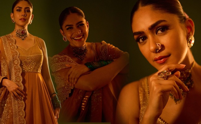 Pics: Stunning Mrunal Shines In Low Light