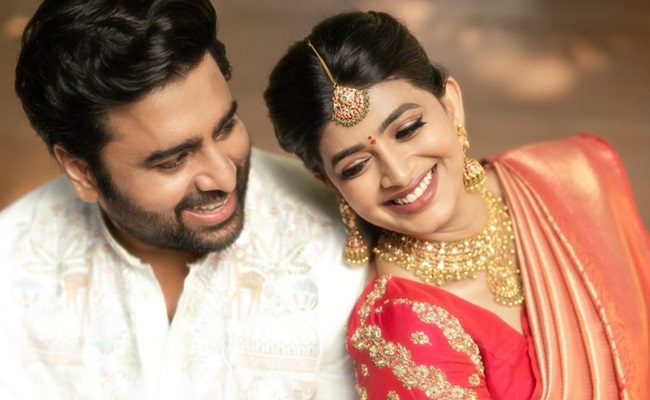 Pics: Nara Rohit Engaged to Actress Siri Lella