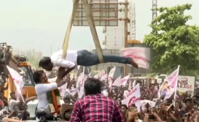 Pawan Hires A Flight, Activist Hires A Crane!