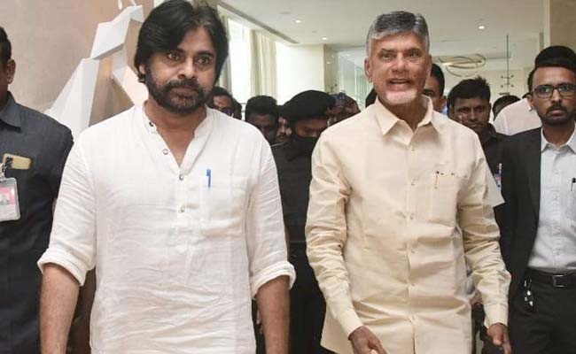 Pawan talk on volunteers troubles Naidu!