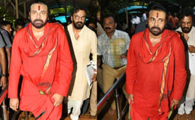 Pawan begins his journey on foot to Tirumala