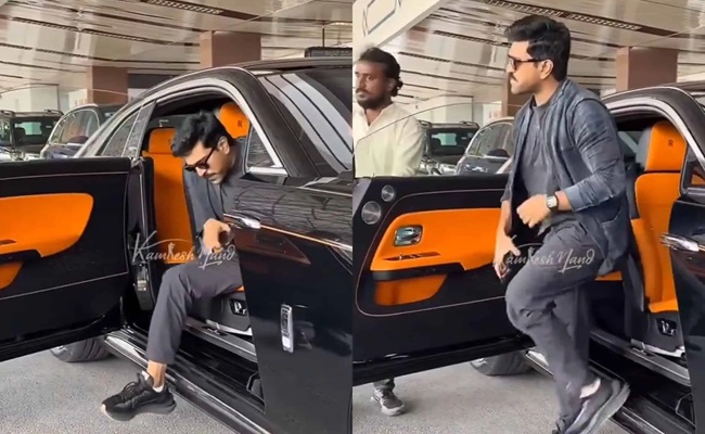 Ram Charan Registers his Rolls-Royce Car