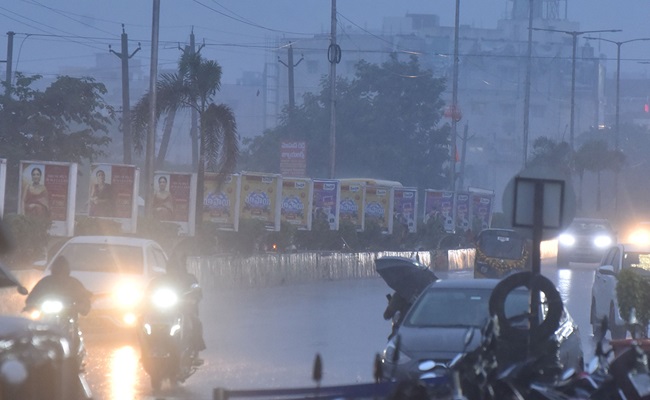 Heavy rain lashes AP, Naidu puts administration on alert