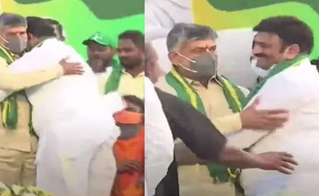 When Naidu hugs Raghurama Raju!