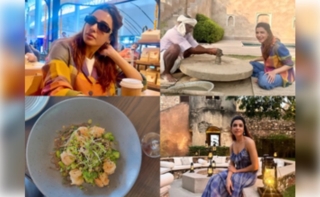 Samantha shares glimpses of her 'blissful few days'