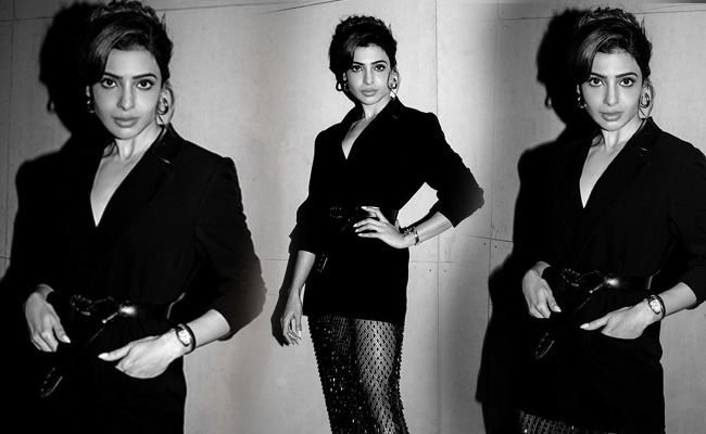 Pics: Samantha Stuns in Black Outfit