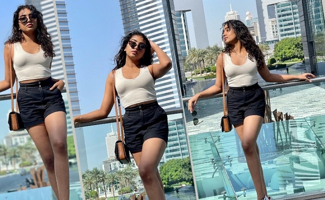 Pics: Dorasani Poses In Tiny Shorts