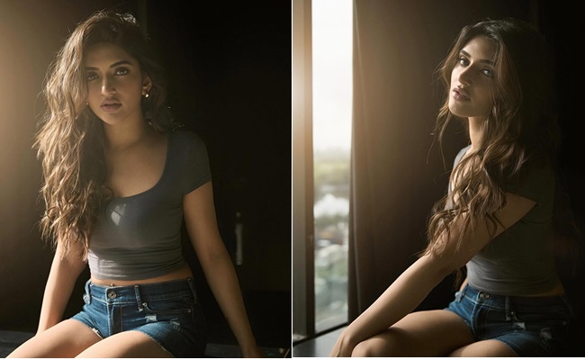 Sreeleela Sizzles in Denim Shorts!