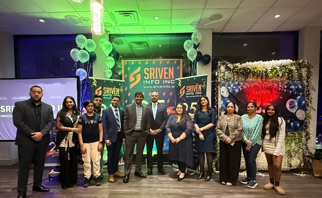 Sriven Info Celebrating 25 Yrs of Innovation and Success