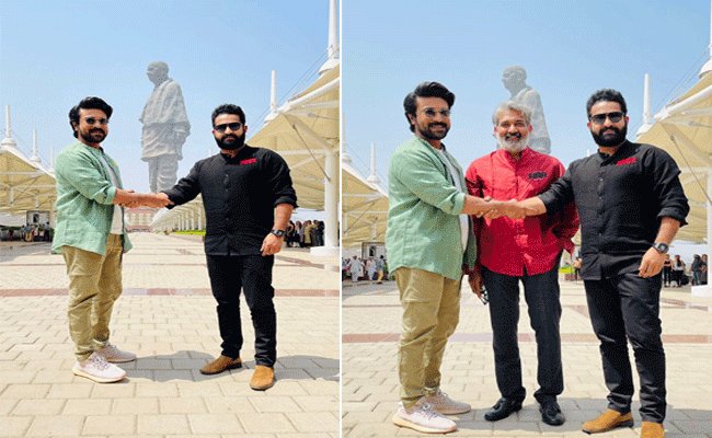 'RRR' is the first film to visit Statue of Unity