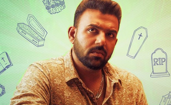 Tharun as Jack Reddy in Santhana Prapthirasthu