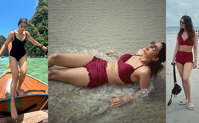 Pics: Tollywood Bikini Heroines in Thailand