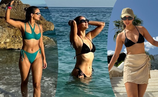 Pics: Triptii Goes Bold In Bikinis Under The Sun
