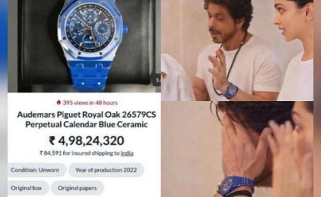Shah Rukh Khan Wears Audemars Piguet Royal Oak Watch Worth Rs 4.98