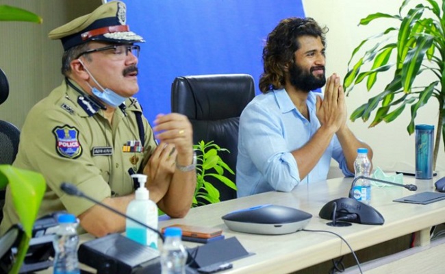 Vijay D interacted with field level police officers