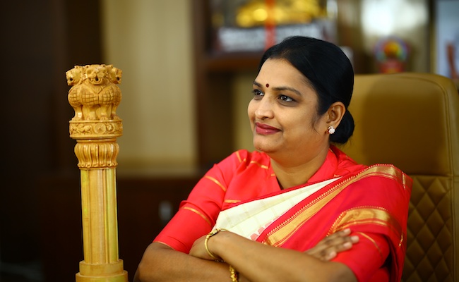 Usha Shricharan ranked among Top 50 MLAs in India