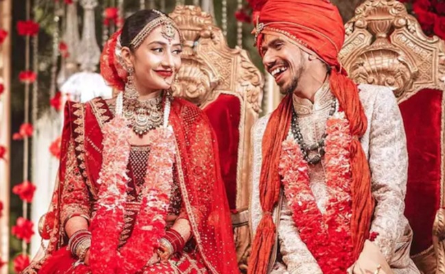 Yuzvendra Chahal Ties Knot With Dhanashree Verma