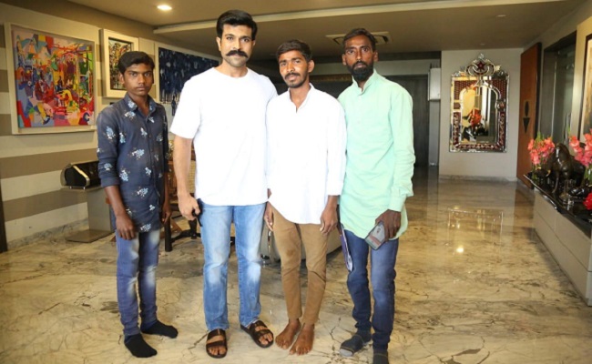 Ram Charan meets his hardcore fans