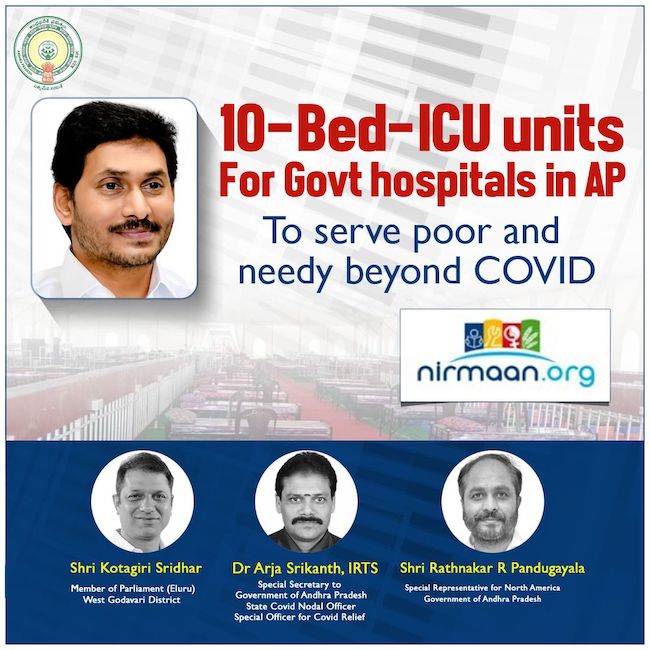 10-Bed-ICU Units in government Hospitals of AP