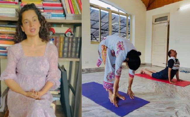 Kangana reveals how she inspired her family to start yoga